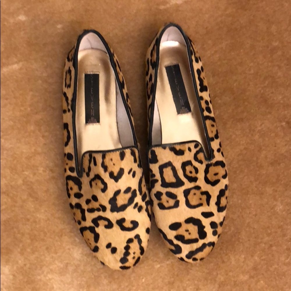 Steve Madden Leopard Print Flat Loafers